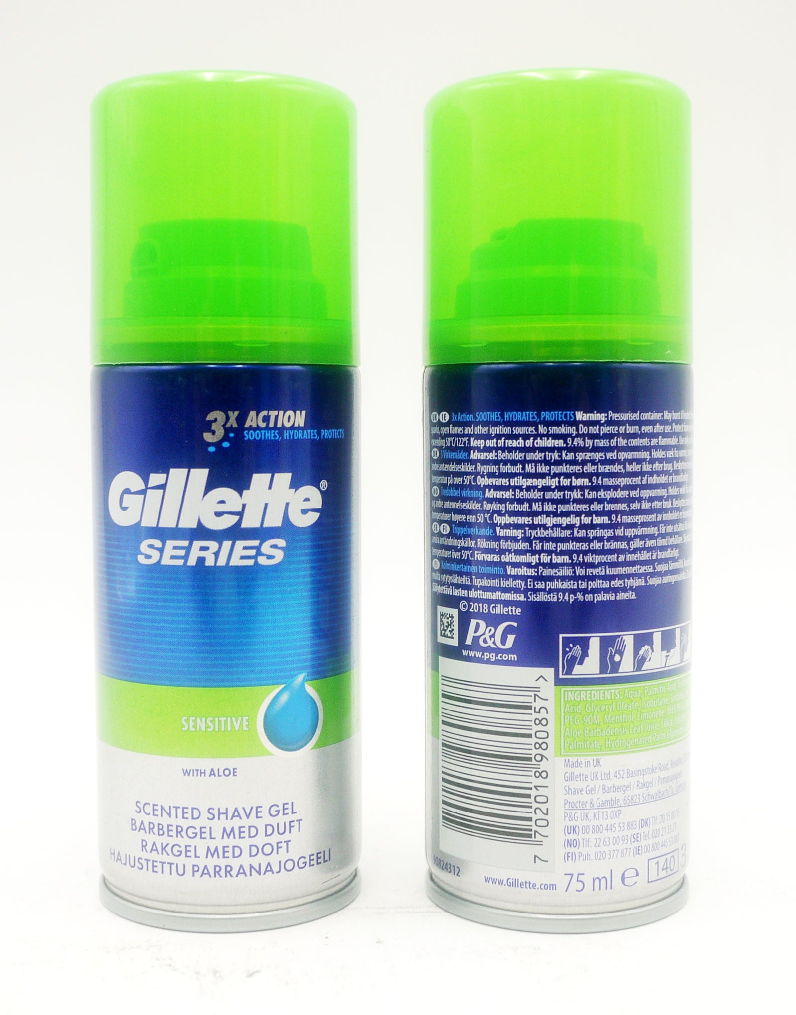 Gillette Series Sensitive Shave Gel 75ml Gillette Series Sensitive Shave Gel 75ml
